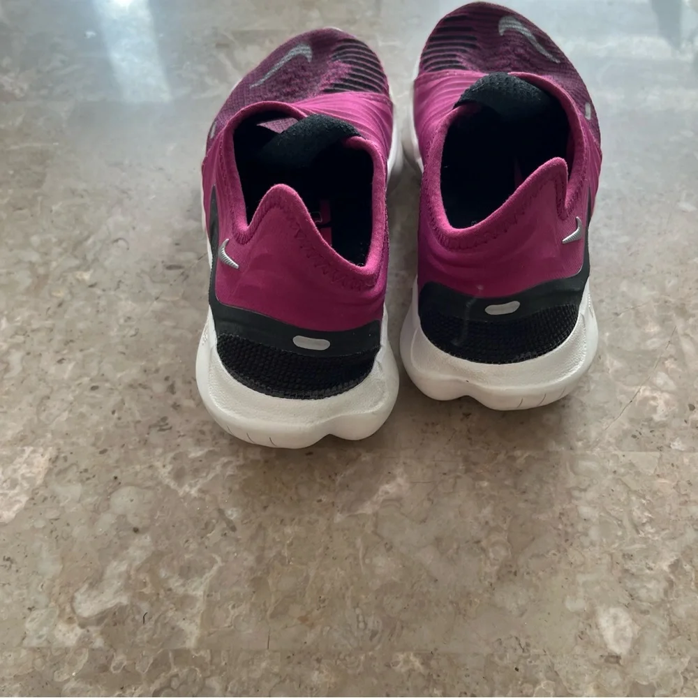 Nike Pink and Black Slip-On Sneakers - Picture 3 of 4